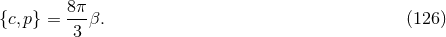 {c,p } = 8π-β. (126 ) 3